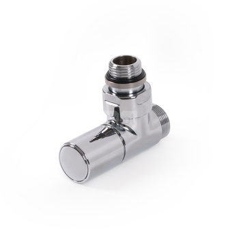 Zawór regulacyjny kątowy CYLINDER, GZ 1/2"-GZ 24-19, Chrom, ( V30110B)