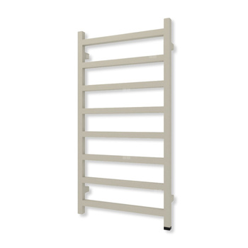 Grzejnik elektryczny TERMA SIMPLE ONE 960 x 500 mm, kolor kalifornijski beż, moc 400 W, podłączenie E1, kabel prosty bez wtyczki czarny