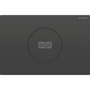 Elektroniczny zestaw uruchamiający WC Geberit, IR, zasilanie bateryjne, Sigma10, 12cm, czarny