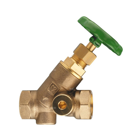 Zawór odcinający HERZ STRÖMAX-AW mosiądz DN 25 GW, max. 80'C, max. 10 bar