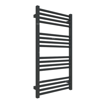 Grzejnik drabinkowy TERMA FIONA, podłączenie ZX, wym. 900 x 480 mm, kolor nowy czarny krokodyl