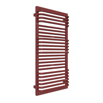 Grzejnik drabinkowy TERMA POC 2, podłączenie SX, wym. 1040 x 500 mm, kolor czerwony burgundzki RAL3011 (farba), moc 618W