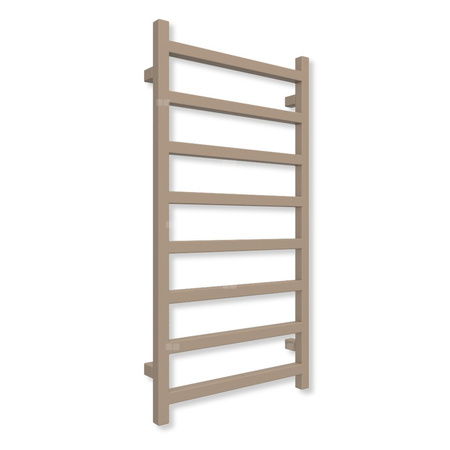 Grzejnik drabinkowy TERMA SIMPLE, podłączenie SX, wym. 960 x 500 mm, kolor irchowo-szary RAL1019 (farba), moc 351W