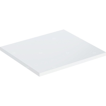 Płyta przykrywająca Geberit do szafki bocznej i średniej z jednymi drzwiami: Biały / Lakierowany na wysoki połysk