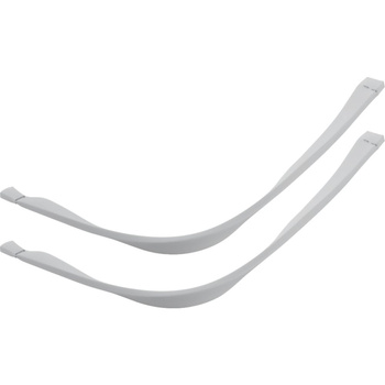 Zestaw pasków antypoślizgowych do Geberit AquaClean 8000plus / 8000 (2 szt.): Biały-alpin