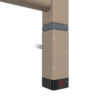 Grzałka TERMA One K30x30, 800W Tuba, RAL 1019, kabel spiralny z wtyczką [srebrzysty 2,5m, logo Terma, instr. TERMA]