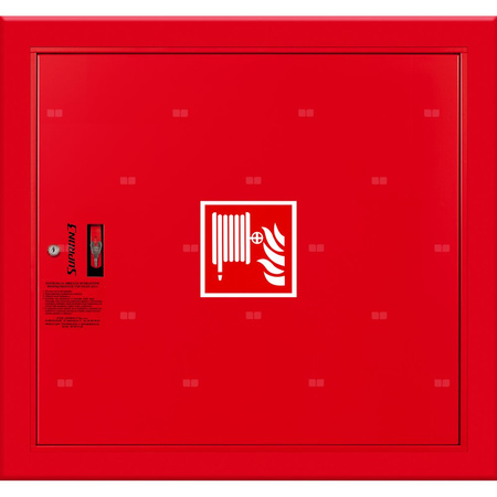 Hydrant DN 25 wnękowy, wąż 20 m, zamek patent, RAL 3000