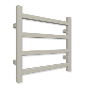 Grzejnik drabinkowy TERMA SIMPLE, podłączenie SX, wym. 480 x 500 mm, kolor szary jedwabisty RAL7044 (farba), moc 173W