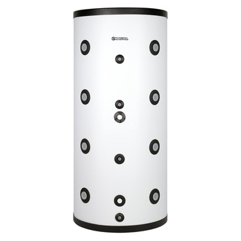 Zbiornik buforowy stojący KOSPEL SVW-300.2 pojemność 300 l z wężownicą, izolacja: pianka poliuretanowa, kolor: Biały