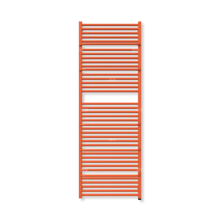 Grzejnik elektryczny TERMA LIMA ONE 1700 x 600 mm, kolor pomarańczowy RAL2004, moc 200 W, podłączenie E8, kabel prosty bez wtyczki czarny