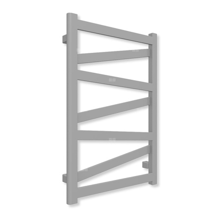 Grzejnik elektryczny TERMA VIPERA 750 x 500 mm, kolor diamentowe srebro, moc 300 W, podłączenie E8, kabel przyłącze ts1/ss1