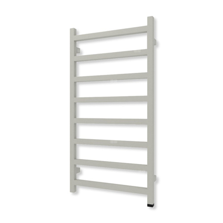 Grzejnik elektryczny TERMA SIMPLE ONE 960 x 500 mm, kolor specjalny - natura, moc 400 W, podłączenie E1, kabel spiralny z wtyczką szary