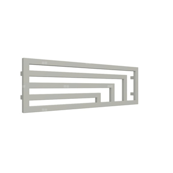 Grzejnik drabinkowy TERMA ANGUS H, podłączenie YL, wym. 360 x 1140 mm, kolor srebrny połysk, moc 416W