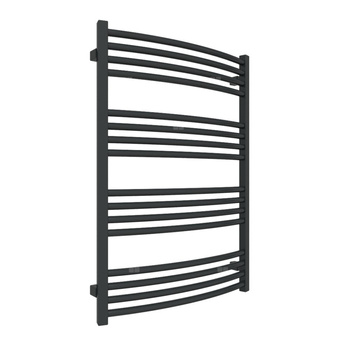 Grzejnik drabinkowy TERMA LENA, podłączenie SX, wym. 900 x 636 mm, kolor czarny jak kruk połysk RAL9005, moc 484W