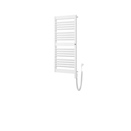 Grzejnik elektryczny (suszarka) INSTAL-PROJEKT Frame Electro, wym. 570 (675 z grzałką)/500 mm, kolor biały połysk, moc 300 W