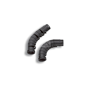 Kolanko do rur z tworzywa do podłączenia w ścianie 90'