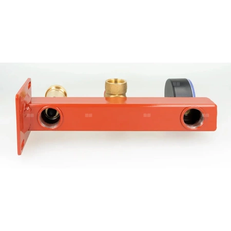 Zespół przyłączeniowy AFRISO BSS 3/4'' GW x GW, max. 1.5 bar + wskaźnik ciśnienia