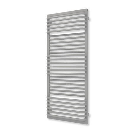 Grzejnik drabinkowy TERMA POC 2, podłączenie ZX, wym. 1240 x 500 mm, kolor diamentowe srebro (farba), moc 744W