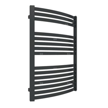 Grzejnik drabinkowy TERMA DEXTER, podłączenie ZX, wym. 860 x 600 mm, kolor czarny jak kruk soft RAL9005, moc 464W