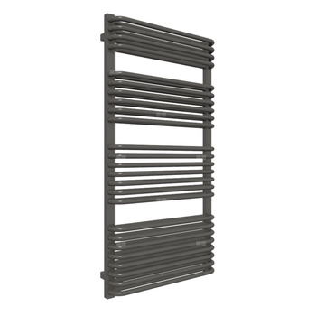 Grzejnik drabinkowy TERMA TYTUS, podłączenie ZX, wym. 1260 x 640 mm, kolor szary ciemny RAL7022, moc 1173W