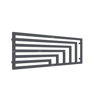 Grzejnik drabinkowy TERMA ANGUS H, podłączenie YL, wym. 520 x 1460 mm, kolor szary antracytowy RAL7016, moc 680W