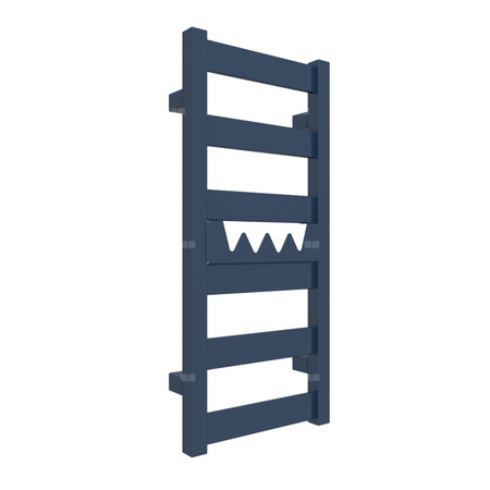 Grzejnik drabinkowy TERMA VIVO, podłączenie ZX, wym. 670 x 300 mm, kolor niebieski szafirowy RAL5003 (farba), moc 185W