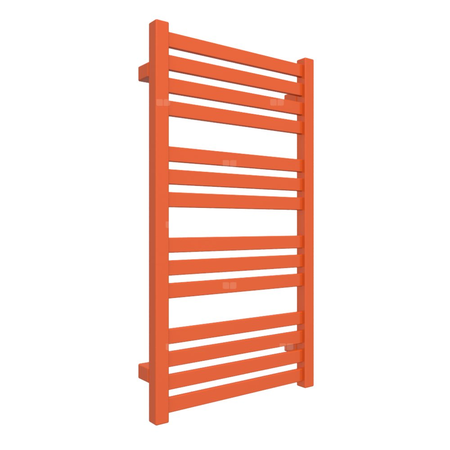 Grzejnik drabinkowy TERMA MARLIN, podłączenie SX, wym. 780 x 430 mm, kolor pomarańczowy RAL2004, moc 319W