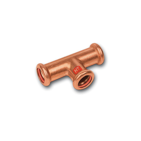 Trójnik SANHA Press Solar miedź 76,1 mm x 54 mm x 76,1 mm (zw x zw x zw)