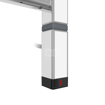 Grzałka TERMA ONE K30x30, 300W \ Tuba, Chrom CRO, kabel spiralny z wtyczką [srebrzysty, 2,5m, logo Terma, instr. TERMA]