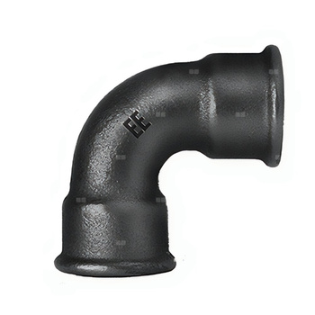 Łuk krótki 90' ODLEWNIA ZAWIERCIE D1/2a/2a żeliwo (czarne) 1 1/2'' (GW)