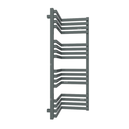 Grzejnik drabinkowy TERMA INCORNER, podłączenie SX, wym. 1005 x 350 mm, kolor metaliczny szary, moc 546W