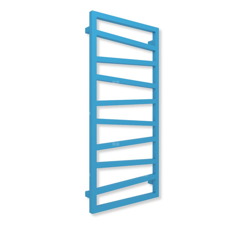 Grzejnik drabinkowy TERMA ZIGZAG, podłączenie SX, wym. 1310 x 500 mm, kolor soft 5012 (farba), moc 490W