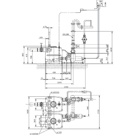 Pompa do ścieków WILO DrainLift XXL 50 Hz / 93.33 m³/h / 10 W