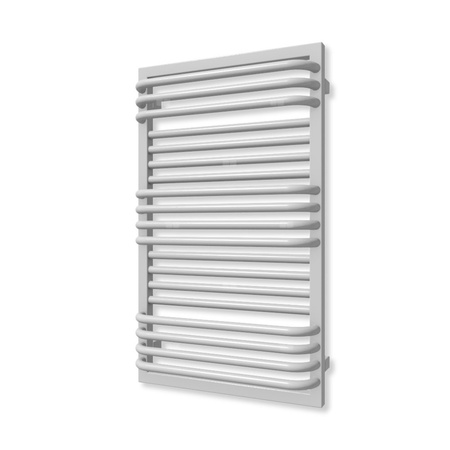 Grzejnik drabinkowy TERMA POC 2, podłączenie Z1, wym. 840 x 500 mm, kolor srebrny metalik (farba), moc 493W