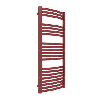 Grzejnik drabinkowy TERMA DEXTER, podłączenie SX, wym. 1200 x 500 mm, kolor rubinowy RAL3003, moc 541W