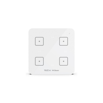 Przycisk wielofunkcyjny czteropolowy WP-04, komunikacja bezprzewodowa TECH WTP, kolor Biały