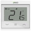 Termostat internetowy ENGO CONTROLS E55-W trój-/czteroprzewodowy 230 v biały z wyświetlaczem