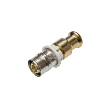 Mufa SANHA 3fit Press pb-free trzyczęściowy, brąz, 20 mm x 18 mm (zw x zw)