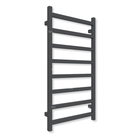 Grzejnik drabinkowy TERMA SIMPLE, podłączenie ZX, wym. 960 x 500 mm, kolor ral 7021 mat (farba), moc 351W