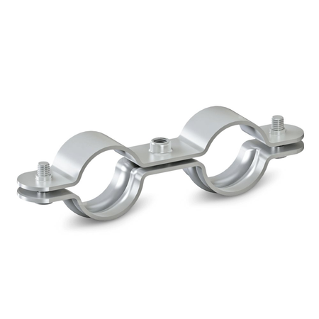 N-UDZ-3/4BK ** Obejma podwójna UDZ 3/4 (26-28 mm) BK M8-A