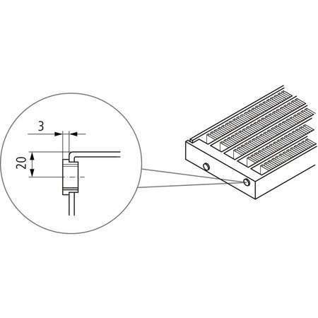 Kermi konwektor KNN22 70x122x4400 RAL 9016, 6 bar, z osłoną, podł. 14