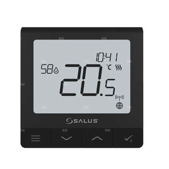 Regulator temperatury SALUS SQ610BRF Quantum bezprzewodowy, montaż natynkowy
