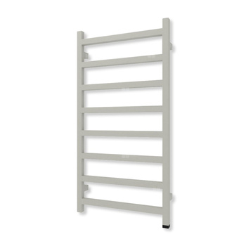 Grzejnik elektryczny TERMA SIMPLE ONE 960 x 500 mm, kolor specjalny - natura, moc 400 W, podłączenie E8, kabel spiralny z wtyczką czarny