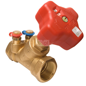 Zawór regulacyjno-pomiarowy HERZ STRÖMAX 4017 M mosiądz, DN 40 Gwint wewnętrzny x Gwint wewnętrzny, 21.5 Kvs