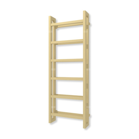 Grzejnik drabinkowy TERMA STAND, podłączenie SX, wym. 1380 x 500 mm, kolor mosiądz (farba), moc 743W