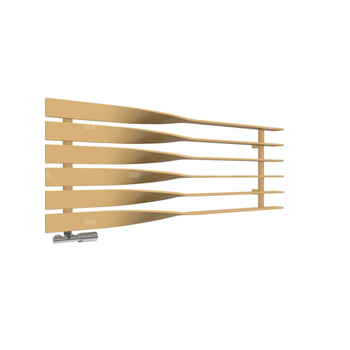 Grzejnik drabinkowy TERMA CYKLON H, podłączenie O1, wym. 495 x 1300 mm, kolor złoty połysk