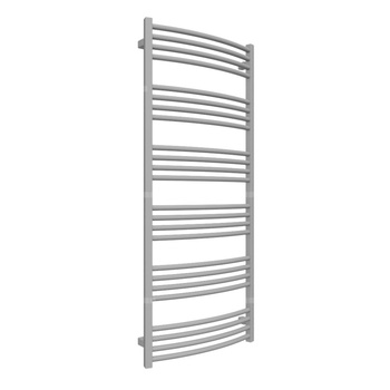 Grzejnik drabinkowy TERMA LENA, podłączenie SX, wym. 1380 x 586 mm, kolor jasne aluminium metaliczny RAL9006, moc 682W