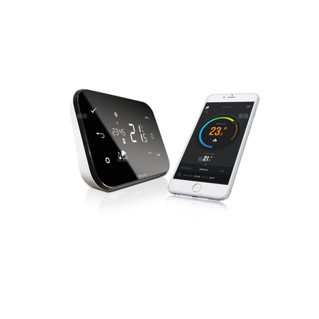 Termostat internetowy SALUS iT500 bezprzewodowy bateria (akumulator) z wyświetlaczem + odbiornik