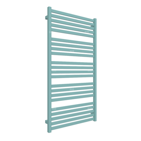 Grzejnik drabinkowy TERMA MARLIN, podłączenie SX, wym. 1185 x 630 mm, kolor turkusowy pastelowy RAL6034