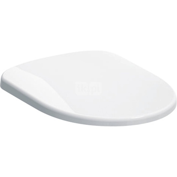 Deska sedesowa Geberit Selnova, mocowanie od dołu: Wolne opadanie=Nie, Zawiasy wypinane=Nie, Mocowanie=Od dołu, Biały / Błyszczący